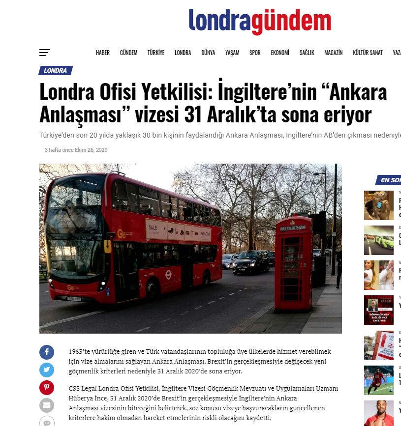 İngiltere nin Ankara Anlaşması vizesi bitiyor