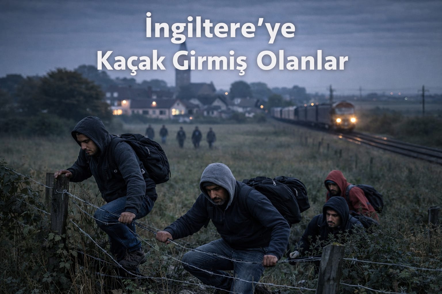 ingiltere'ye kaçak girenler