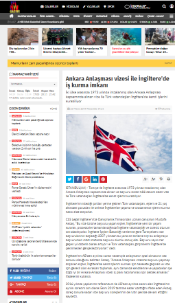 Ankara Anlaşması Vizesi İle İngiltere de İş Kurma İmkanı