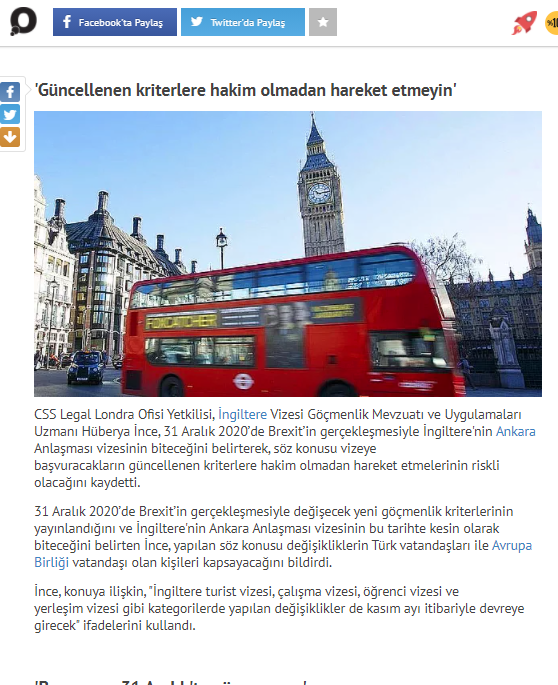 İngiltere nin Ankara Anlaşması vizesi bitiyor